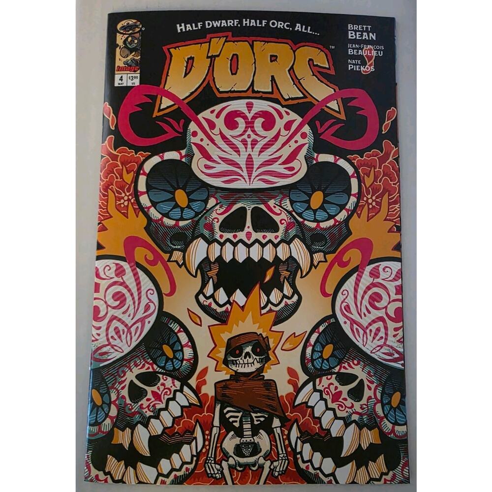 D'Orc #4 Cover Variant J. Gonzo Image Comics COA Prestos Comic Shop LTD 500